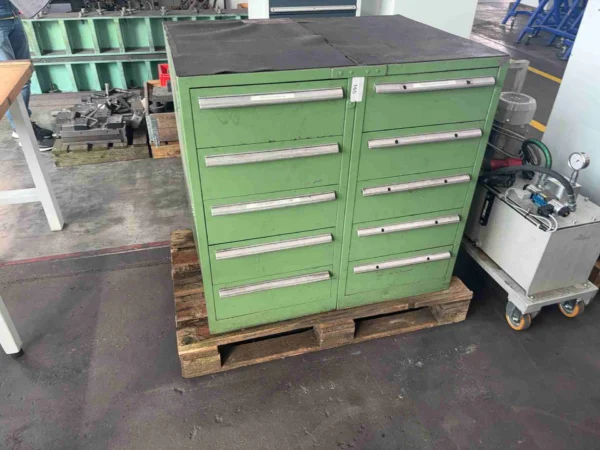 Werkzeugschubladenschrank, 2 x 5 Schübe