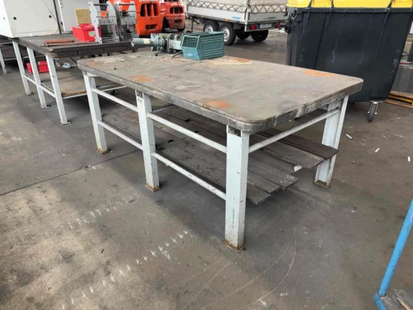 Leinen Schwere Werkbank mit Leinen Schraubstock