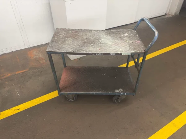 Transportwagen, 2 Ebenen, Riffelblech