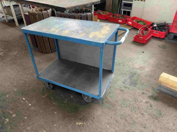 Etagenwagen 2-stöckig, blau