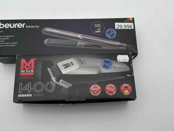 Moser 1400 Haarschneider + Glätter