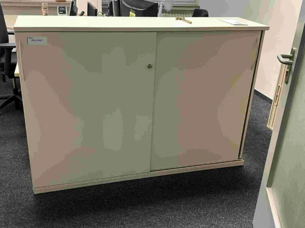 Sideboard, grau, Schiebetüren