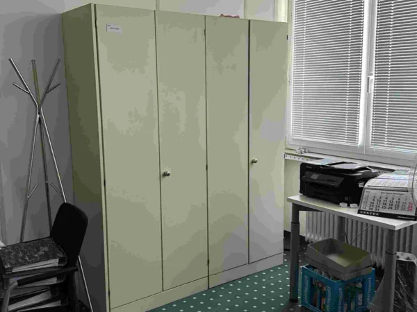 Aktenschrank, grau, 2-flüglig, 2 Stück