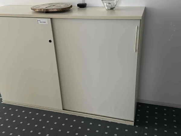 Sideboard, beige, Schiebetüren