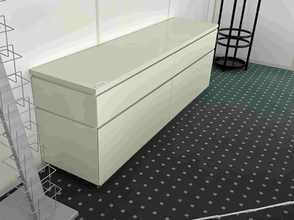 Design-Sideboard, Korpus weiß