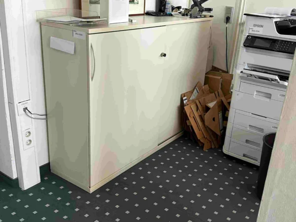 Sideboard, grau, Schiebetüren