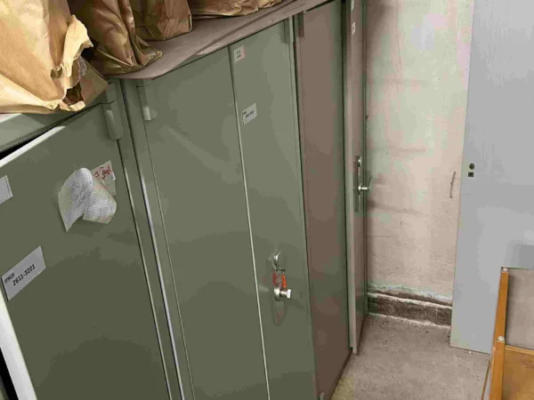 Wertschutzschrank/Tresor, hellgrün, 1-türig
