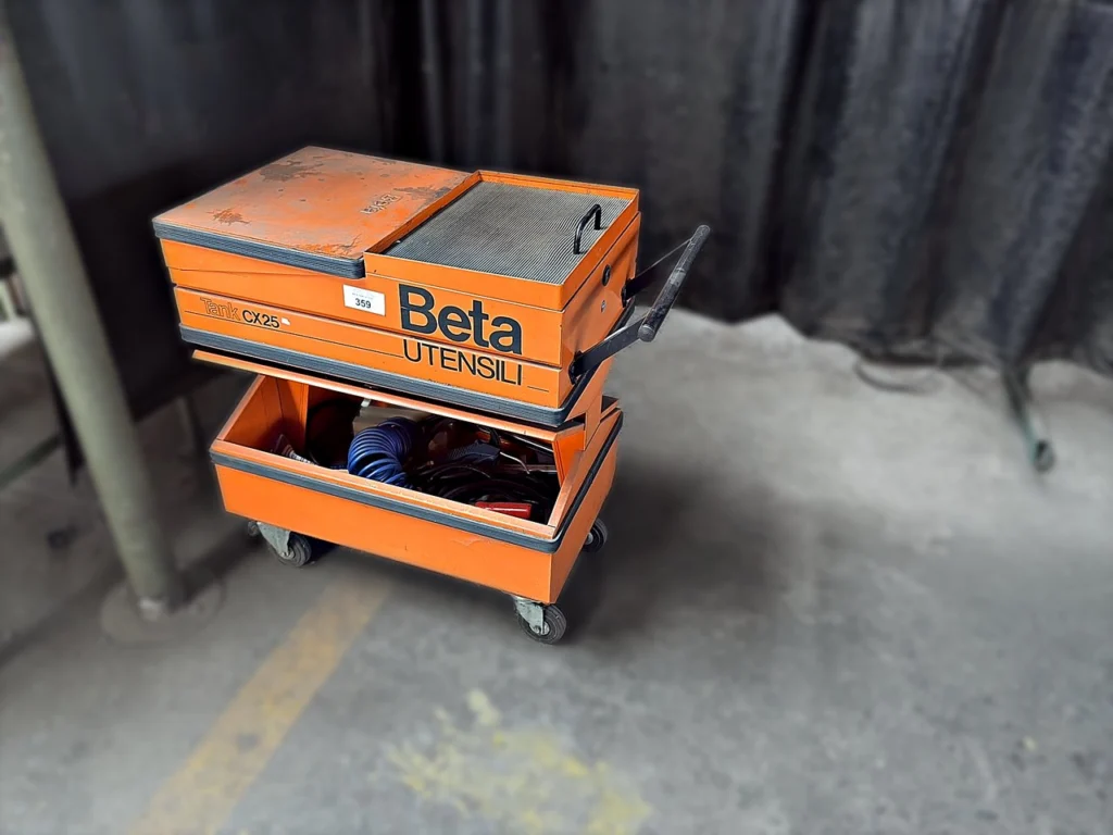 Beta Utensili Tank CX25 Werkstattwagen mit Inhalt