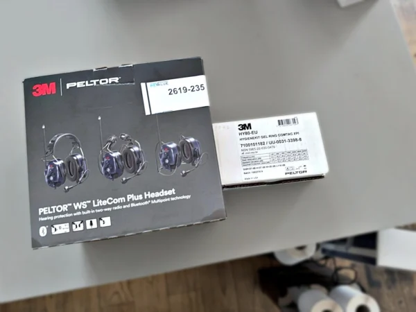3M Peltor WS LiteCom Plus Funk-Headset mit Hygienekit