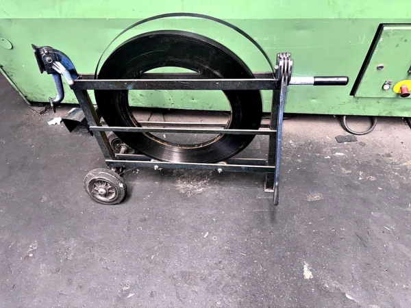 Abrollwagen für Umreifungsband
