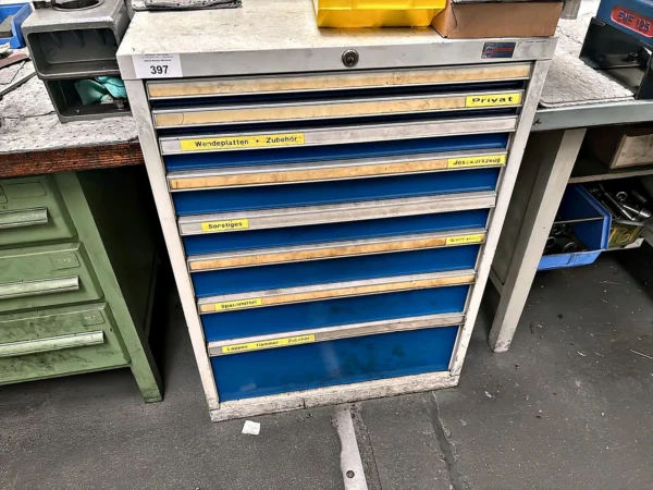 Werkzeugschubladenschrank mit Inhalt