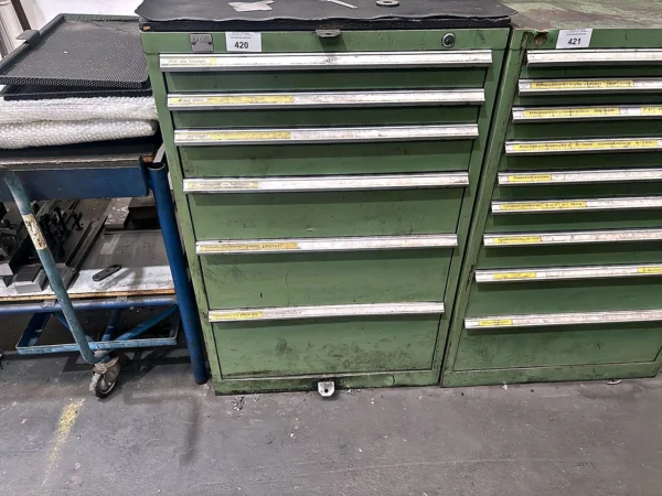 Werkzeugschubladenschrank mit Inhalt