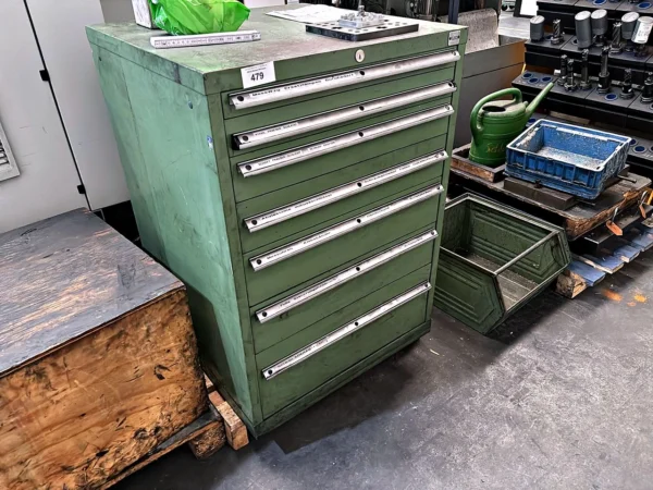 Werkzeugschubladenschrank mit Inhalt